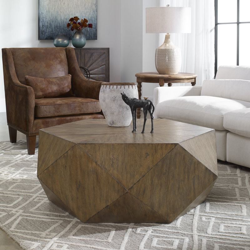 Kane Solid Wood Top Coffee Table