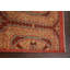 Tapis rouge noué à la main de conception unique 4 pi 0 po x 6 pi 8 po