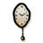 Black Irregular Pendulum Wall Clocks