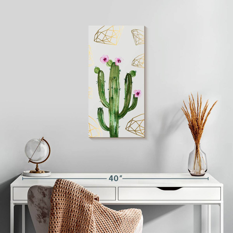 Cactus élégant, H 24 po x l 12 po
