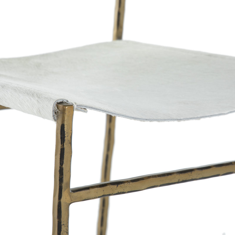 Landon Bar Stool - Gold, Counter Stool (23” Seat Height)