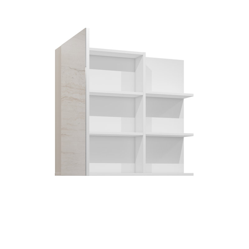 Rodner Laminate Wall Bathroom Cabinet, White