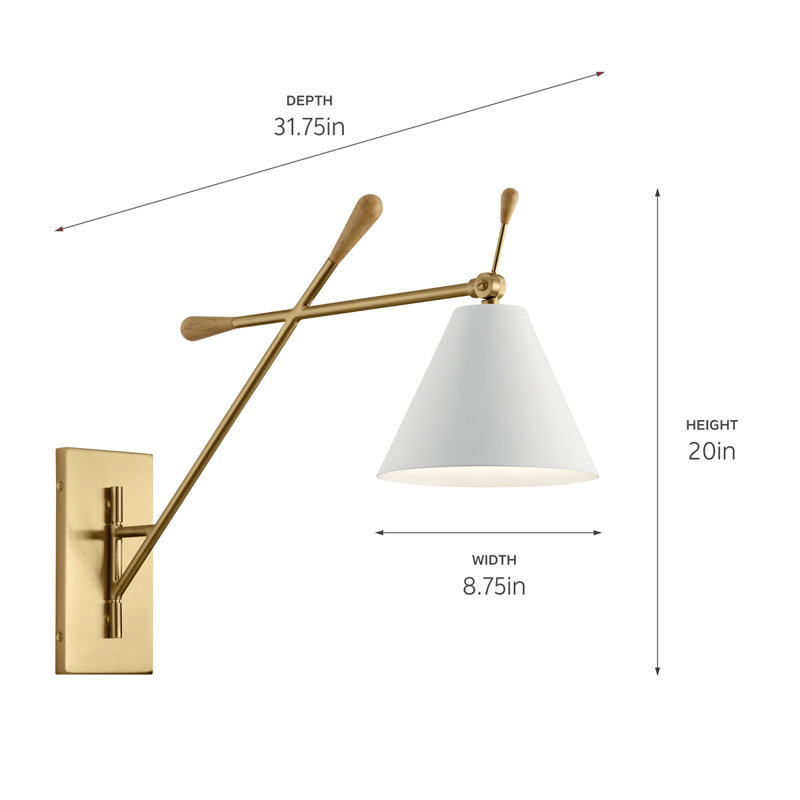 Steel Armed Sconce