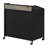2-door Mobile Home Bar Wine Cabinet Sandy Black