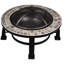 Bulle Round Steel Wood Burning Fire Pit