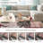 Washable Rug Modern Floral Rug Geometric Grey Hallway Runner Carpet Soft Low-Pile Bathroom Mat Laundry Hallway -124712616