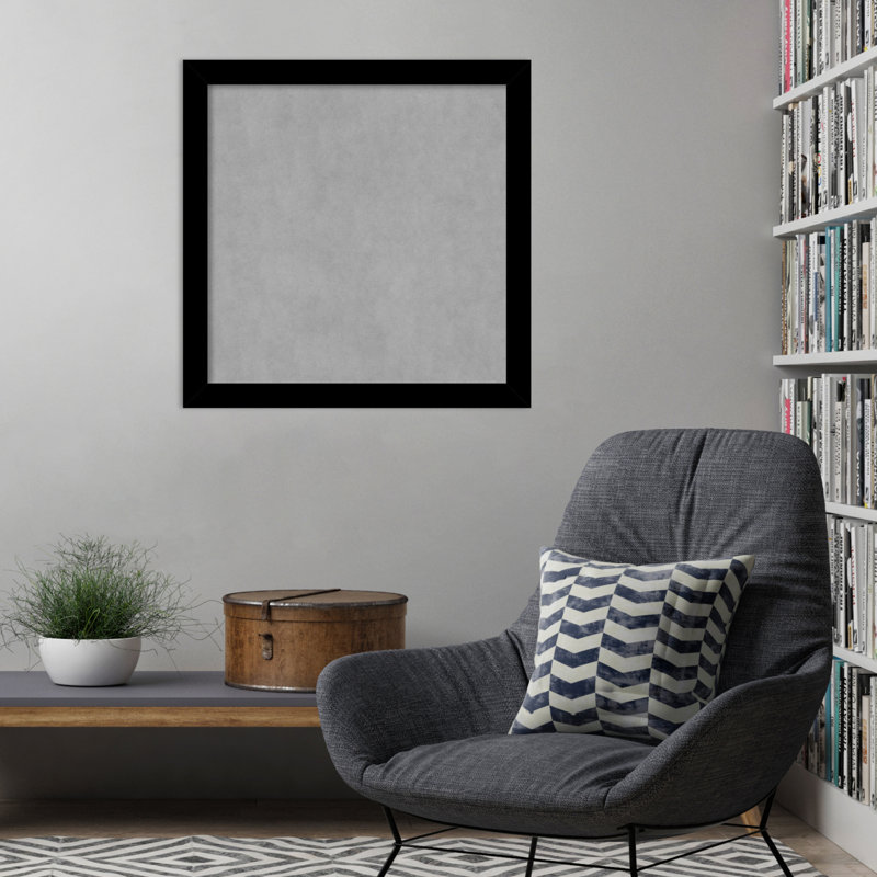 Tableau magnétique basique noir Basic, H 27 po x l 27 po