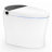 Smart Bidet Toilets with Sensor Flush, Self-Cleaning Nozzle, Warm Water, Heated Seat, Air Dryer, LED Digital Display, Wireless Remote Control Smart Toilet Bidet