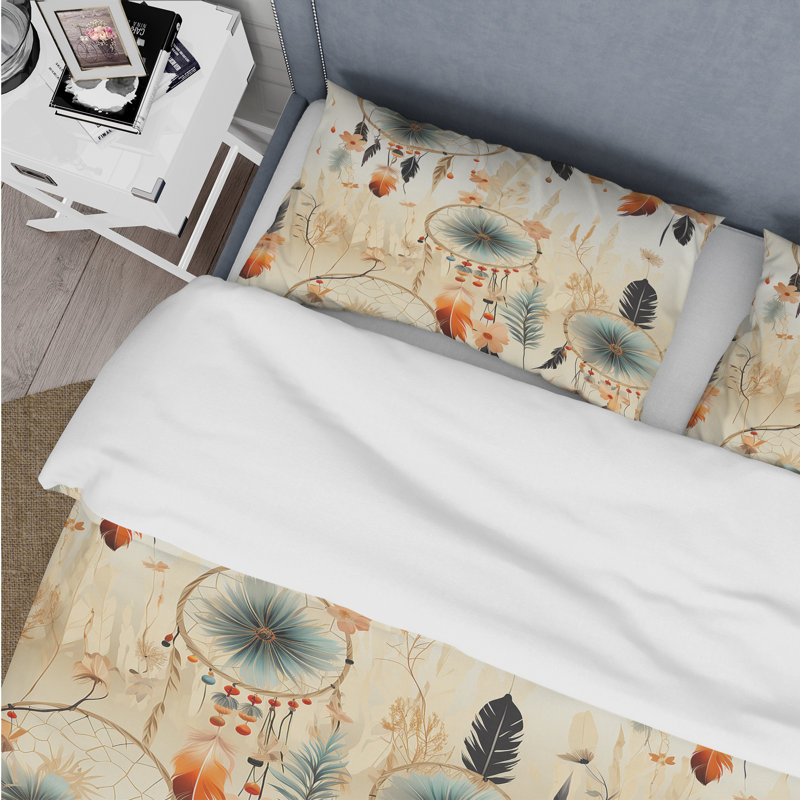 Ensemble de housse de couette Desert Dreamcatchers, Housse de couette pour grand lit et 2 taies décor