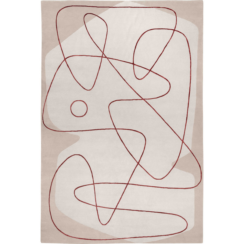 Plexa Ruby Area Rug, Rectangle 4' x 6'