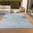 Machine Washable Indoor/Outdoor Xhevrie Sky Rug-2027519008