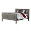 Waly Bed, Farmhouse Plank Style Design, Classic Pine Wood-108977172-108977169