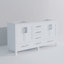 Meuble-lavabo double 72 po X P 22 po D, avec plateau en marbre de culture-2049841617