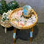 Handmade Elite Tray Top End Table