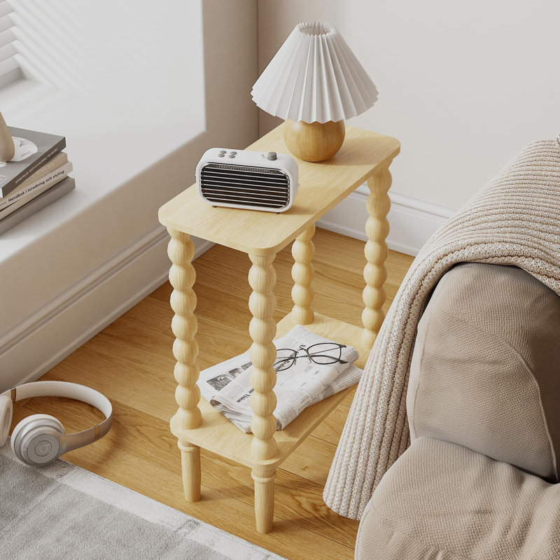 End Table, Yellow Oak