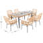 Ensemble repas 7 pièces-250445537