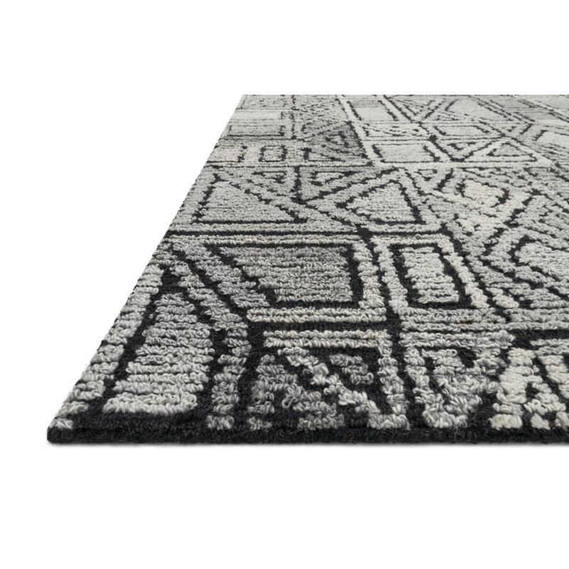Geometric Indoor Rug, Rectangle 5' x 7'6"