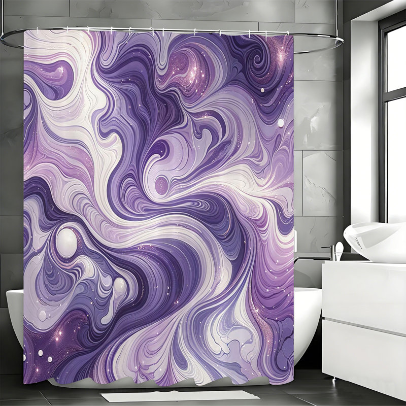 Shower Curtains with Hooks Included