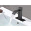 Robinet de lavabo pour salle de bain à poignée simple Waterfall Spout-110712919