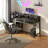Small Computer Desk With Drawers & Monitor Stand Charging Station-404313864