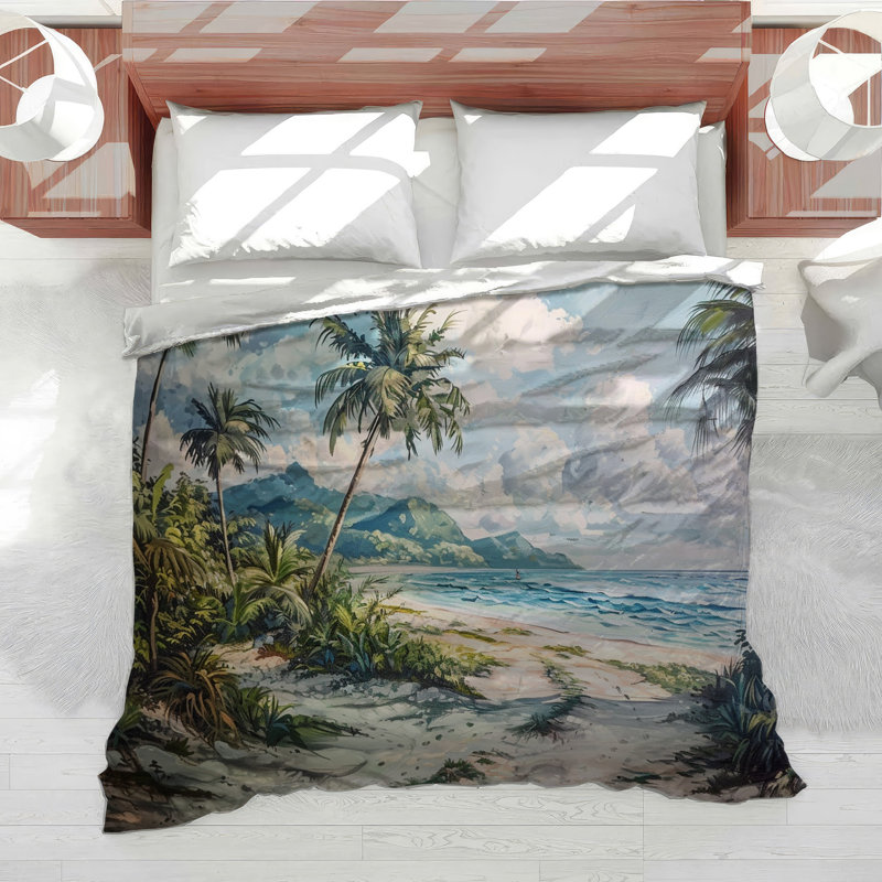 Édredon en mélange de coton tropical Blend, Édredon simple