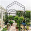 Support pour plantes en métal