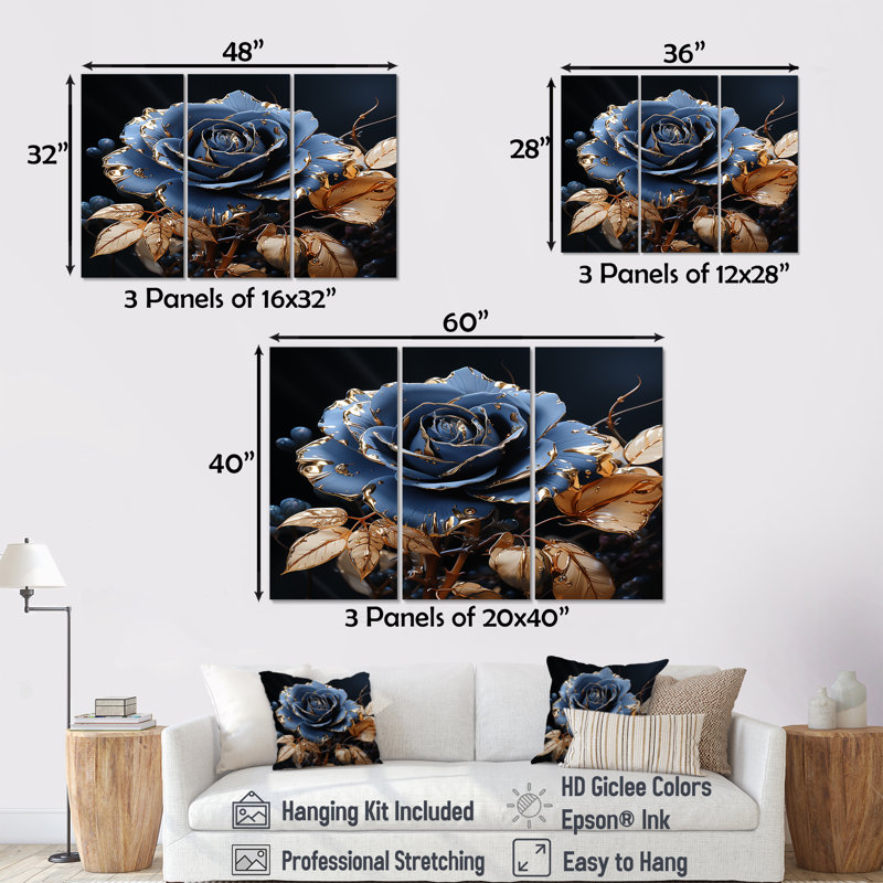Ensemble de salon Kolmont - Rose, Toile tendue, H 32 po x l 48 po x P 1 po