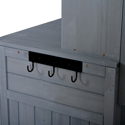 Potting Bench with Hutch