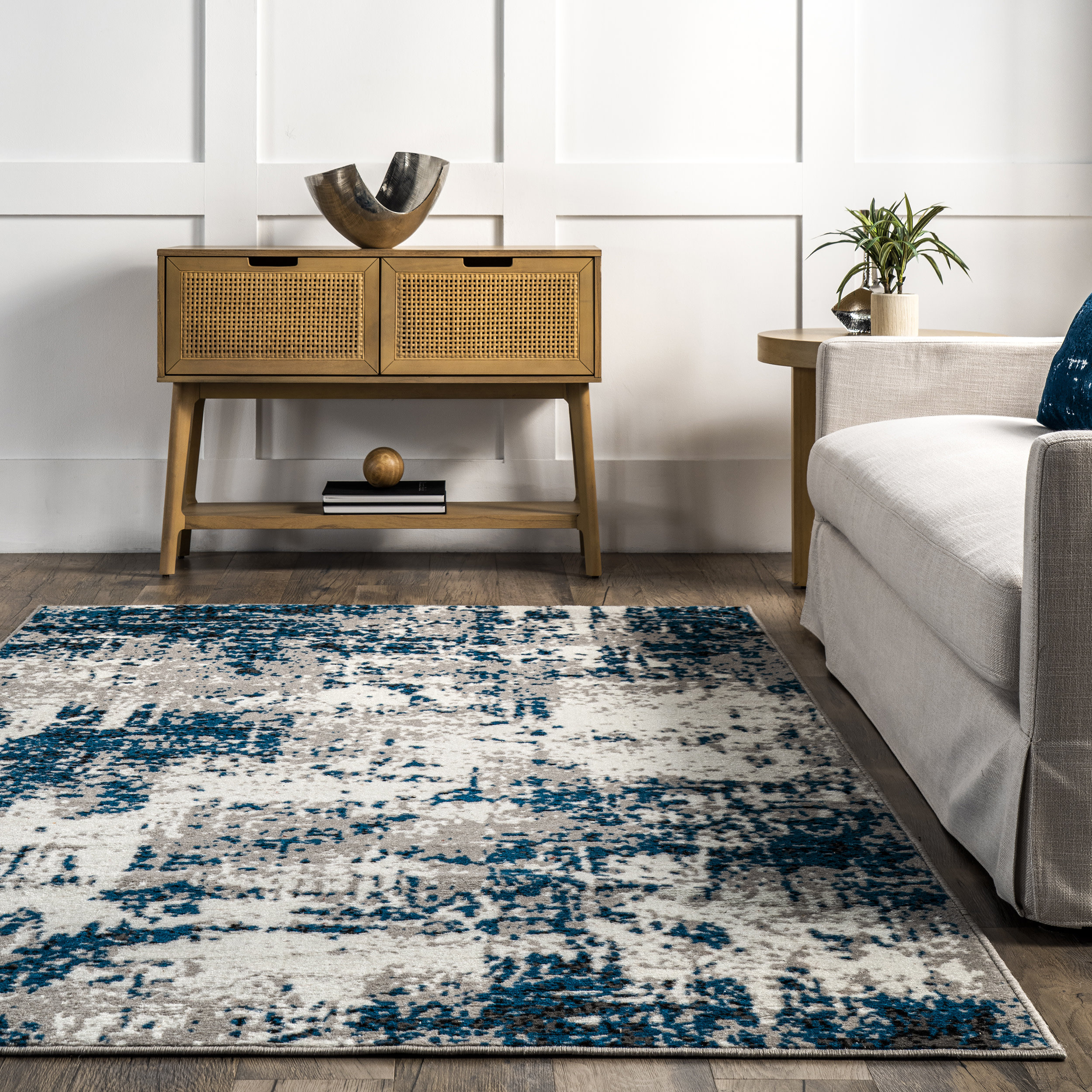 17 Stories Indira Abstract Modern Area Rug & Reviews Wayfair