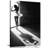 Ballerina Shadow Dance At The Window - Wrapped Canvas Print-74511904