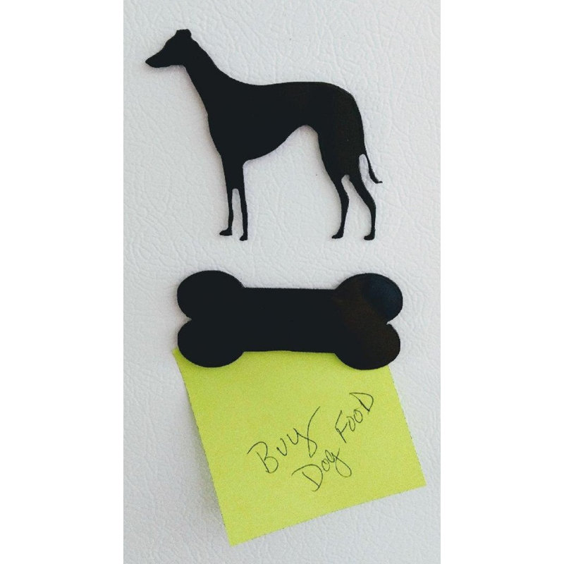 Aimante pour réfrigérateur et chien grayhound