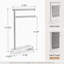 KES 17.3" Hand Towel Holder Stand For Bathroom Countertop With Weighted Marble Base And Adjustable 2 Arms Brushed Steel-115069141