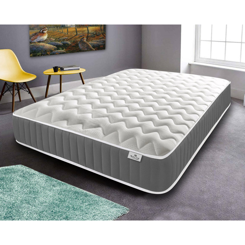 Mattress Craft 20cm Memory Foam Spring Open Coil Mattress, Kingsize (5')