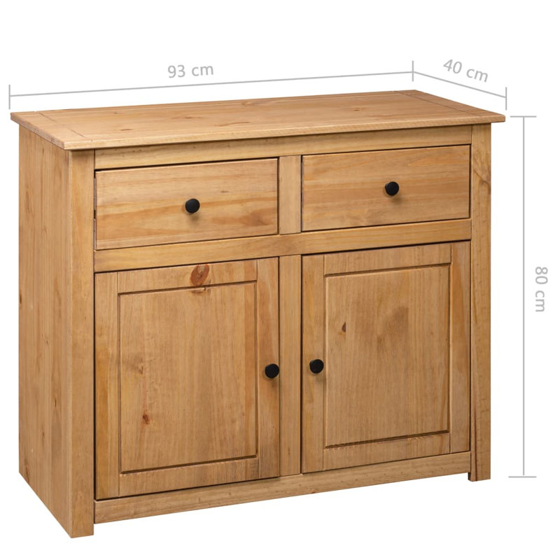 Shelton 93cm Sideboard, Brown