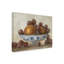 Art mural sur toile tendue - «Willow Pattern Still Life II» par Ethan Harper pour décoration de salon, de chambre à coucher ou de bureau - 35 x 47
