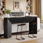 Console de 63 pouces dans le vestibule avec canapé moderne derrière le canapé-639847661