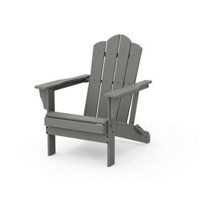 Folding Adirondack Chair in Grey