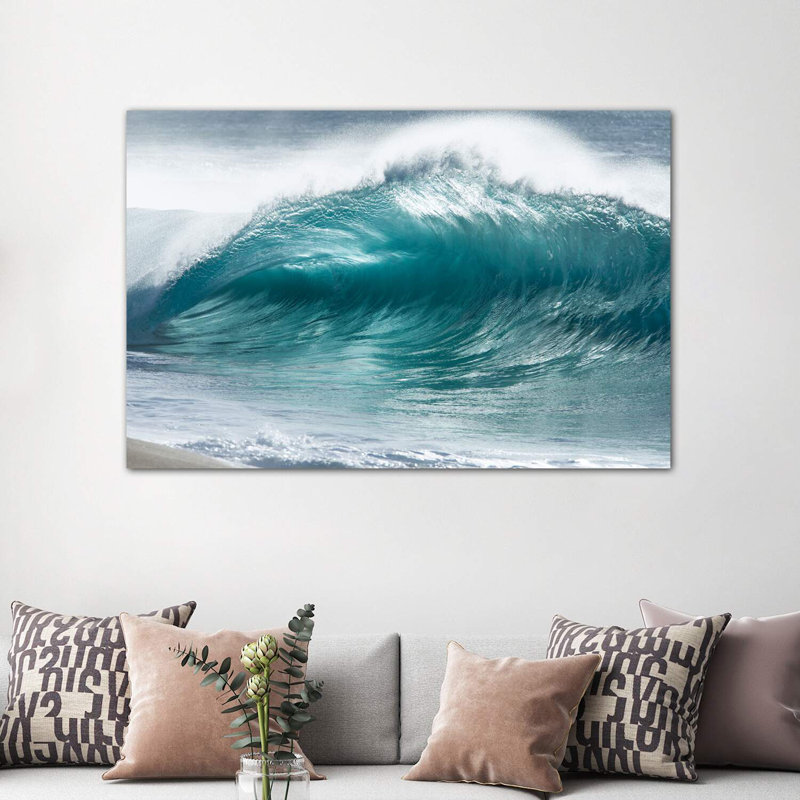 Frosty Curl 1 Piece Wrapped Canvas Wall Art, 152.5 cm H x 101.5 cm W