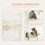 Ensemble de tablettes murales pour chat 6 pièces Pawhut