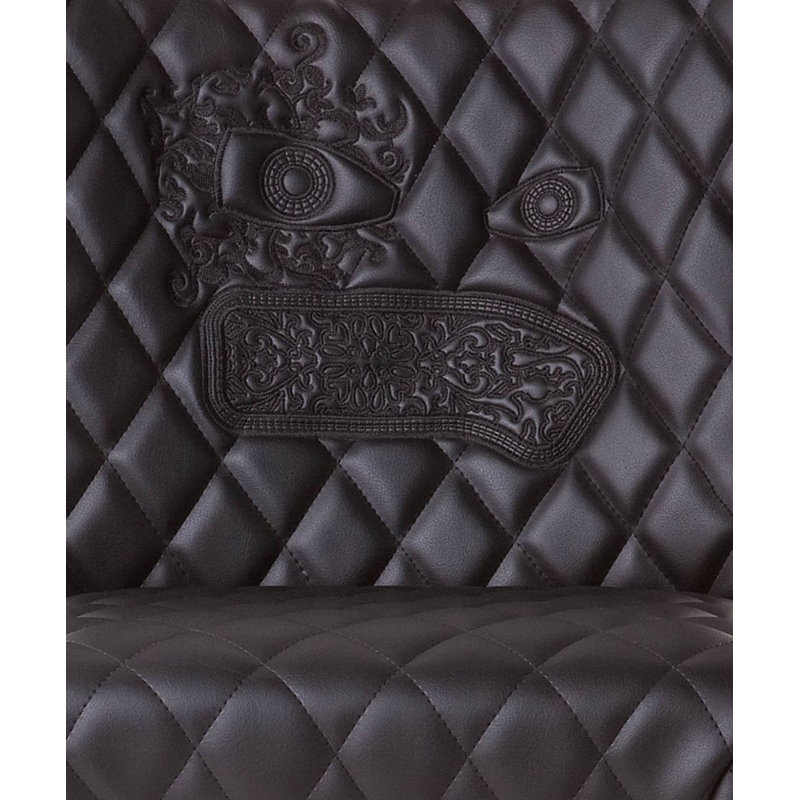 Monster Side Chair, Face Faux Leather