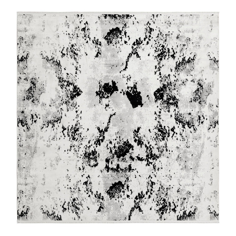 Bralin Abstract Indoor Rug, Square 7'10"