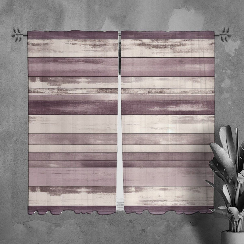 Paire de rideaux obscurcissant en polyester Hisanobu, L 20 po x L 61 po