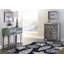 Tapis bleu marine et ivoire fait à la main Equelle-31943162