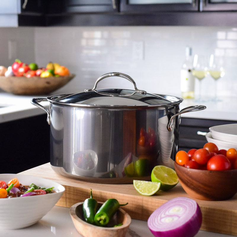 Hestan NanoBond Covered Soup Pot, 8 qt.