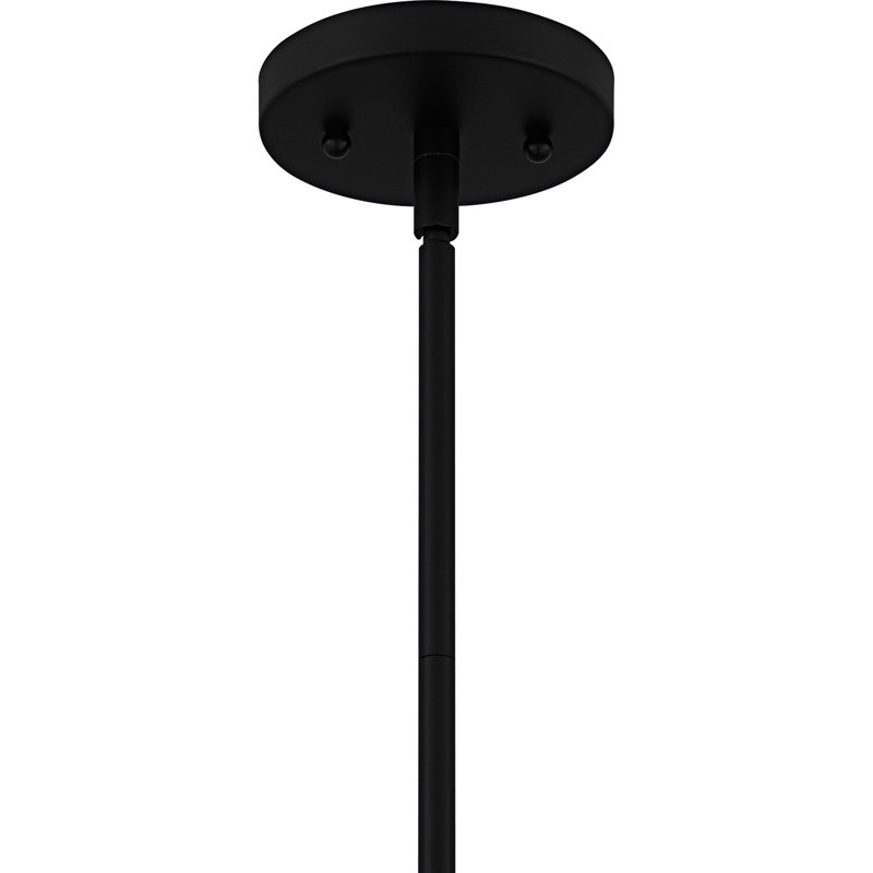 Mini-luminaire suspendu 1 lumière Haze, Matte Black