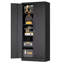 Armoire de rangement l 31,5 po avec tablettes réglables et portes verrouillables-1714594797