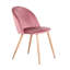 Mcburney 43cm H Velvet Upholstered Metal Side Chair-1009729572