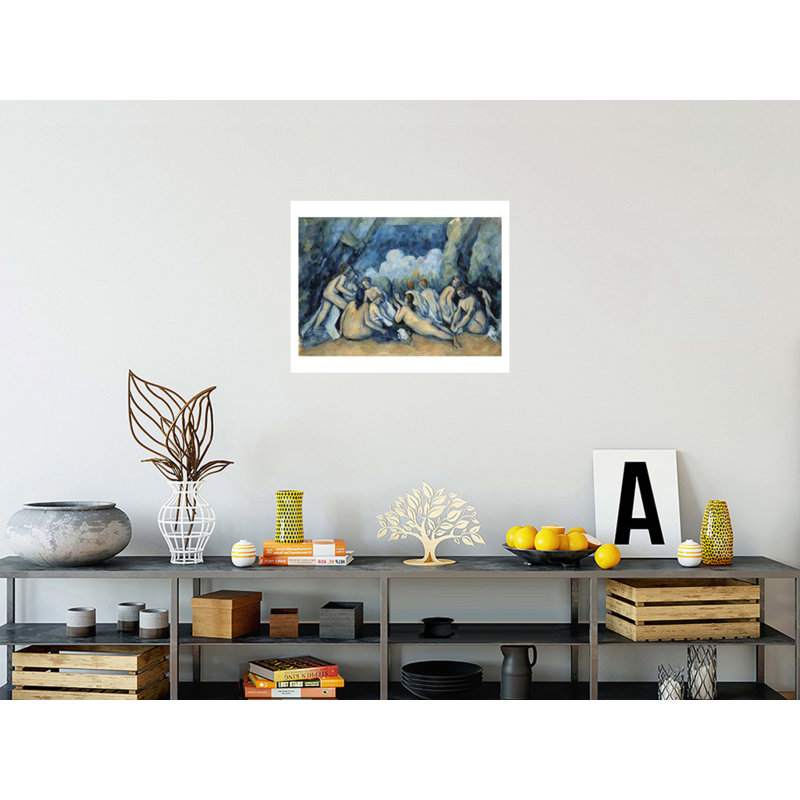«The Bathers» par Paul Cézanne, estampe numérique, H 22 po x l 28 po