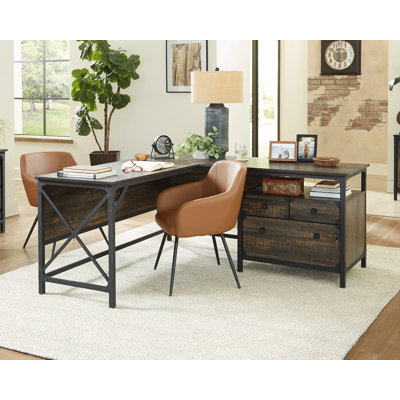 Steel River L-Shaped Desk