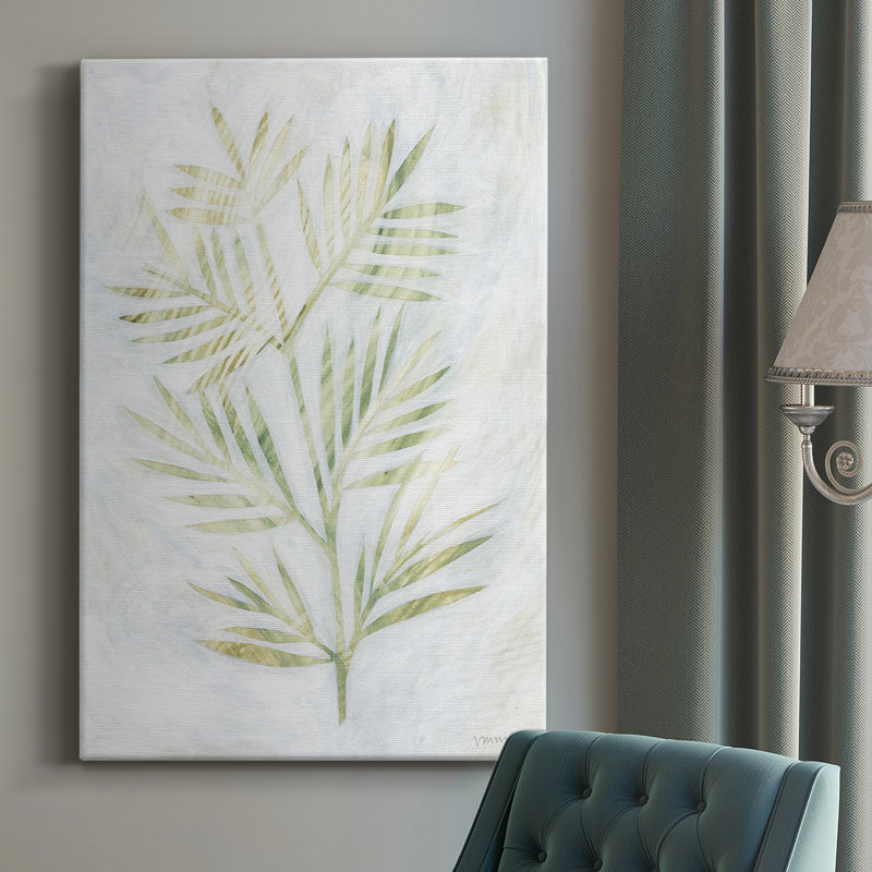 Breezy Fronds III - impression sur toile tendue, L 32 po x H 48 po